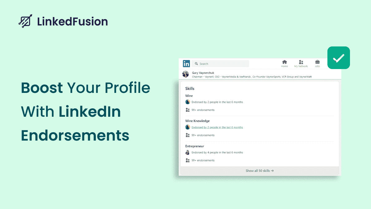 Boost your profile with LinkedIn Endorsements