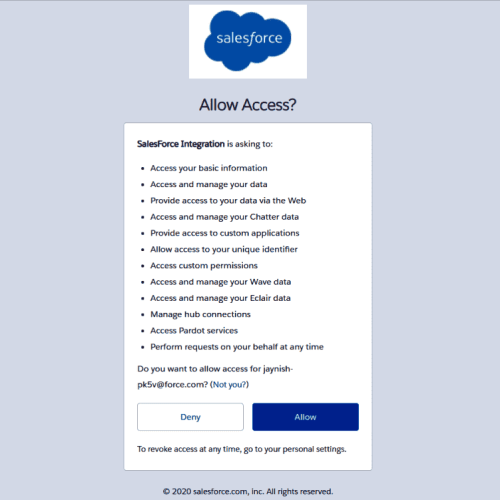 salesforce-allow-access